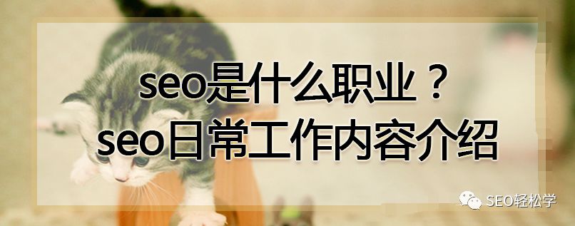 seo是什么职业？seo日常工作内容介绍-JieYingAI捷鹰AI